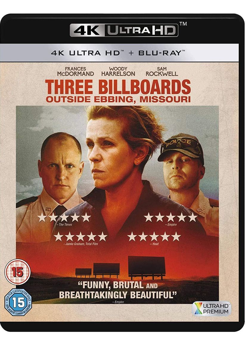 Three Billboards Outside Ebbing, Missouri (4K Ultra-HD + Blu-Ray) on 4K UHD