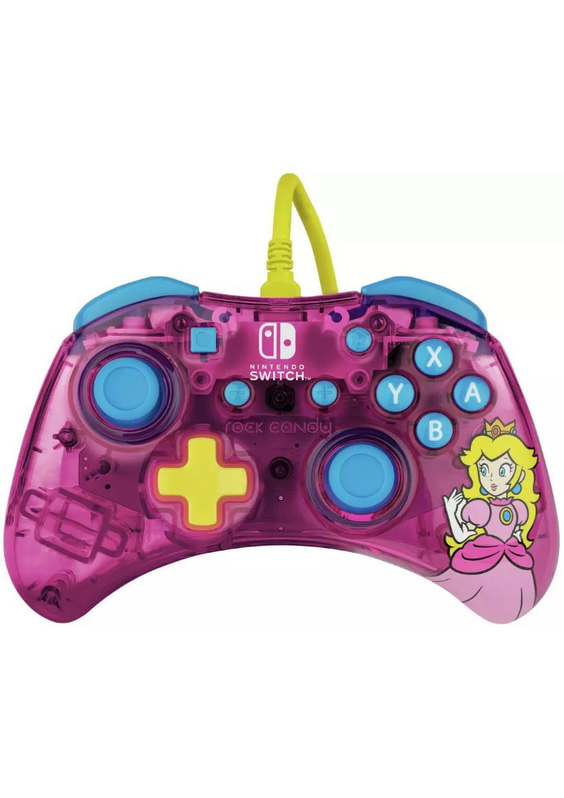 PDP Rockcandy Princess Peach Controller on Nintendo Switch