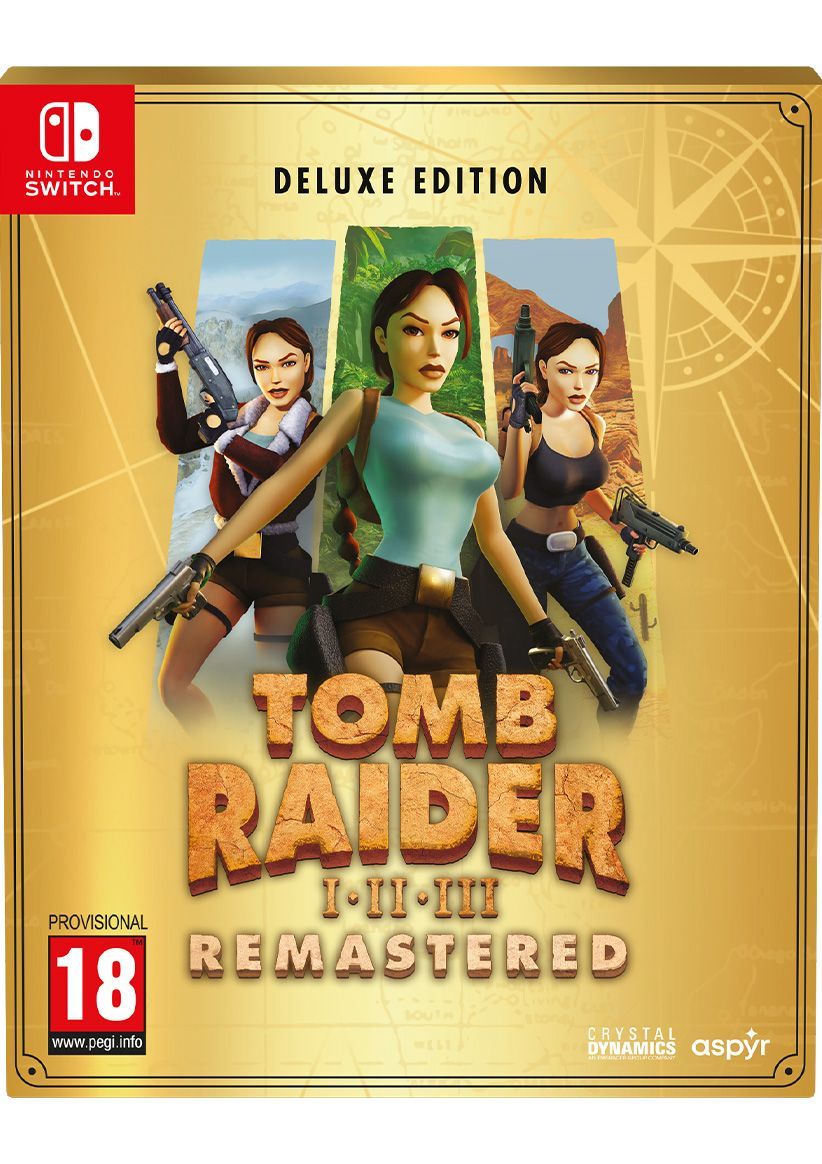 Tomb Raider I-III Remastered Starring Lara Croft: Deluxe Edition on Nintendo Switch